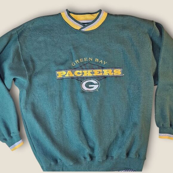 Vintage Starter Green Bay Packers Crewneck Sweater XLarge - Picture 5 of 15
